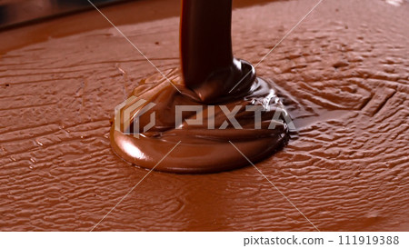 Chocolate melts in hot water Chocolate melts in hot water 111919388