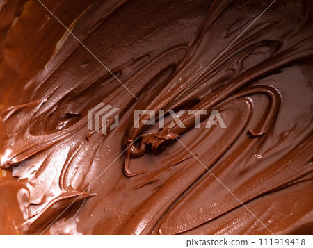 Chocolate melts in hot water Chocolate melts in hot water 111919418