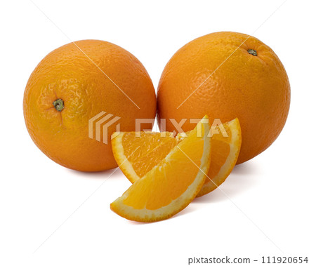Ripe orange isolated on white background Clipping Path Ripe orange isolated on white background Clipping Path 111920654