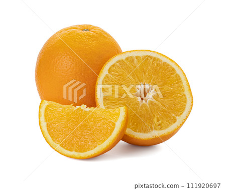 Ripe orange isolated on white background Clipping Path Ripe orange isolated on white background Clipping Path 111920697