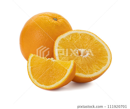 Ripe orange isolated on white background Clipping Path Ripe orange isolated on white background Clipping Path 111920701