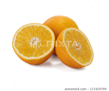 Ripe orange isolated on white background Clipping Path Ripe orange isolated on white background Clipping Path 111920709