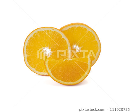 Orange slice isolated on white background Clipping Path Orange slice isolated on white background Clipping Path 111920725