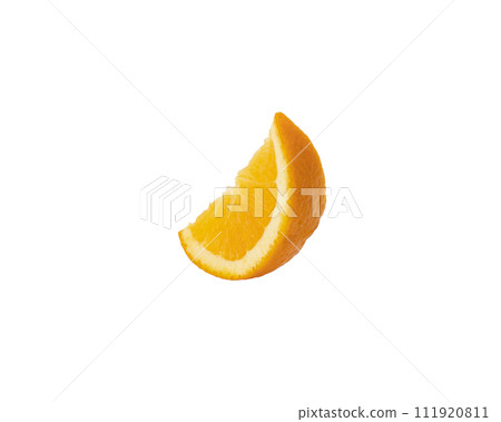 Orange slice isolated on white background Clipping Path 111920811