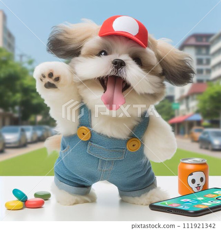 笑的西施犬4 111921342