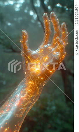 Networking connect technology abstract concept. Hand of touching futuristic network connection, internet, innovation, and technology. Networking connect technology abstract concept. Hand of touching futuristic network connection, internet, innovation, and technology. 111921864