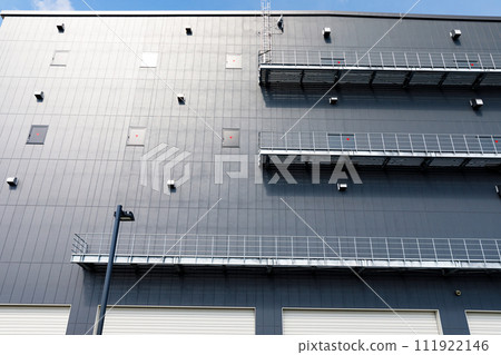 Logistics warehouse balcony and entrance 111922146