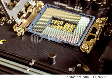 In case of PC motherboard of CPU connector socket must be repaired 111922162