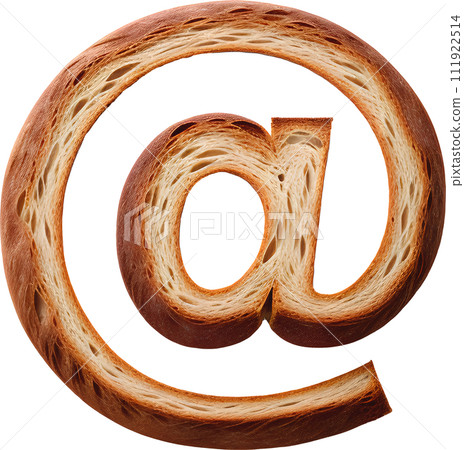 Bread typography text design at sign 111922514