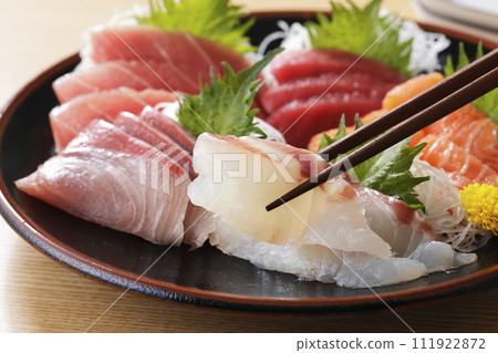 各種美味的生魚片 111922872