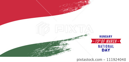 Hungary happy national day greeting card, banner vector illustration Hungary happy national day greeting card, banner vector illustration 111924048