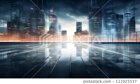 A collection of beautiful cityscapes that showcase stunning skyl 111925537