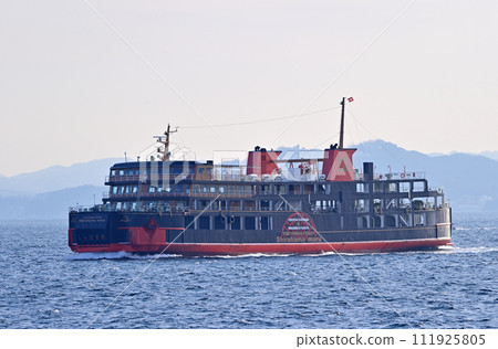 Tokyo Bay Ferry Shirahama Maru Uraga Channel Kurihama Hamakanaya Kurofune Wrapping Perry's 150th Anniversary Tokyo Bay Ferry Shirahama Maru Uraga Channel Kurihama Hamakanaya Kurofune Wrapping Perry's 150th Anniversary 111925805