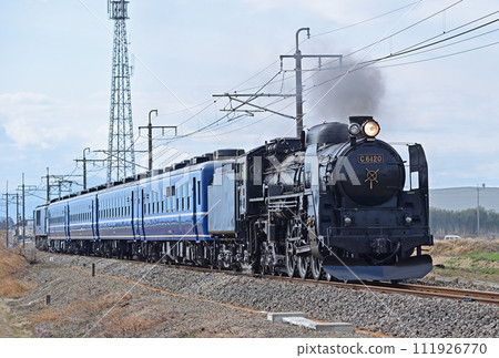 兩毛線 國際岩沼 JR東日本 C61-20+12系+EF64-1001（高崎）試運行 111926770