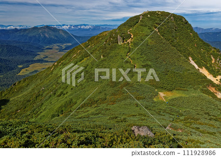 從富士山看到的芝安嘎、尾瀨原、涉佛山 111928986