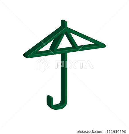 Illustration Vector graphic of umbrella icon template 111930598