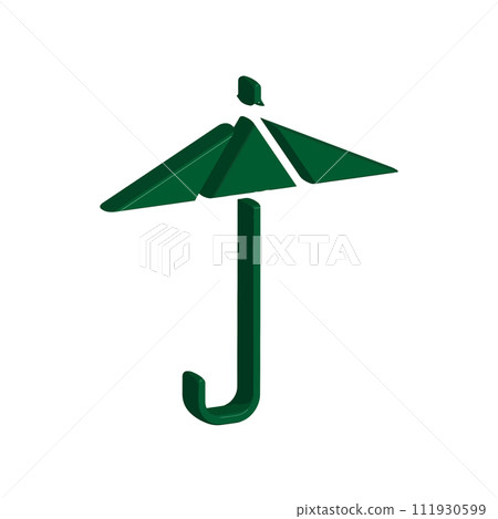 Illustration Vector graphic of umbrella icon template Illustration Vector graphic of umbrella icon template 111930599