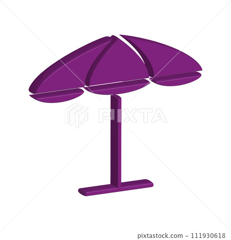 Illustration Vector graphic of umbrella icon template Illustration Vector graphic of umbrella icon template 111930618