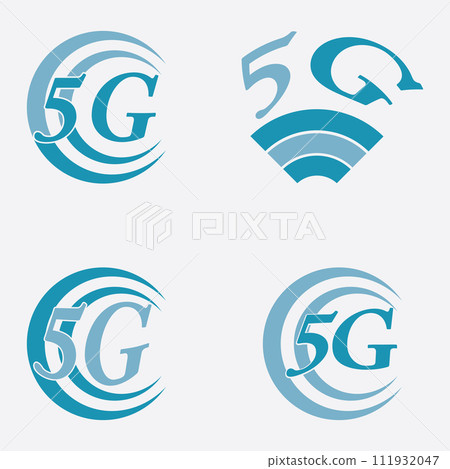 five g logo vector illustrations five g logo vector illustrations 111932047