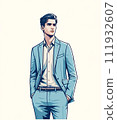 穿著西裝的男人 111932607