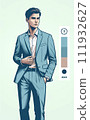 穿著西裝的男人 111932627