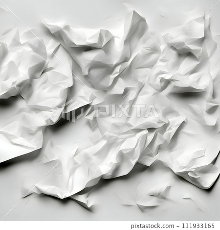 wrinkled paper texture background.  Generative AI 111933165