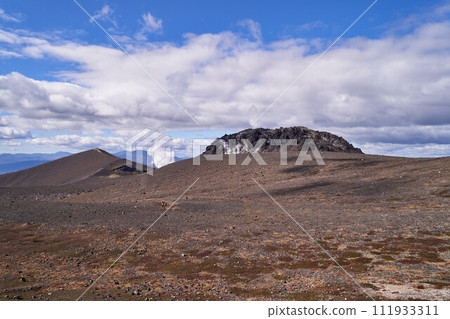 Hokkaido, Mt. Tarumae, lava dome and Nishiyama Hokkaido, Mt. Tarumae, lava dome and Nishiyama 111933311