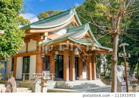 Nishiten Shrine Worship Hall (Deity of Couples) in Konyo Kita, Itami City, Hyogo Prefecture 111933955