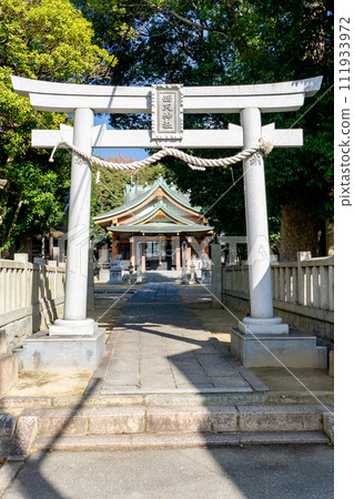 Nishiten Shrine Torii (Deity of Married Couple) in Konyo Kita, Itami City, Hyogo Prefecture 111933972