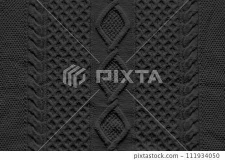 Aran pattern texture (gray) 111934050