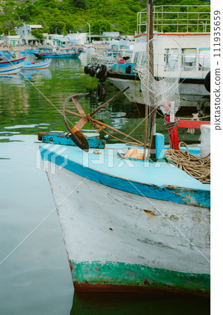 fishing boat on the beach fishing boat on the beach 111935659