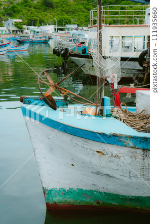 fishing boat on the sea fishing boat on the sea 111935660