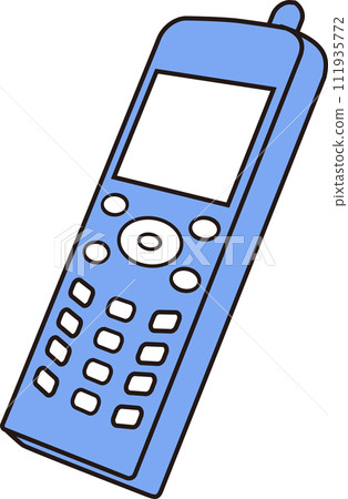mobile phone_blue 111935772