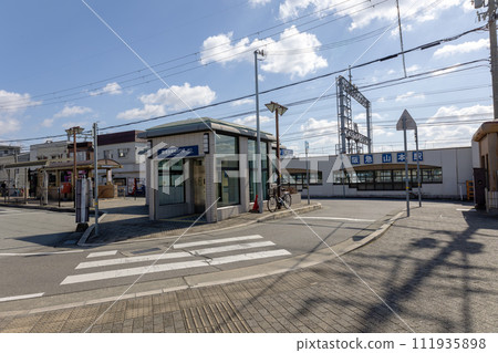Hyogo Prefecture/Hankyu Yamamoto Station North Exit (Photo taken on February 12, 2024) 111935898