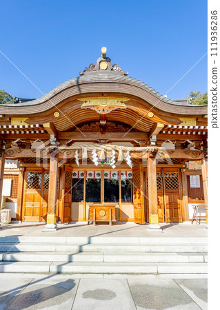 兵庫縣寶塚市生石石津神社參拜殿(學問守護神) 兵庫縣寶塚市生石石津神社參拜殿(學問守護神) 111936286