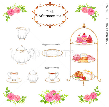 粉紅色下午茶套餐 111936760