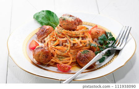 Meatball spaghetti Meatball spaghetti 111938090