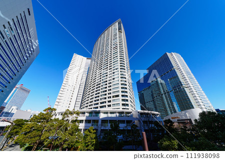 Skyscrapers around Shinagawa Station, Tokyo Skyscrapers around Shinagawa Station, Tokyo 111938098