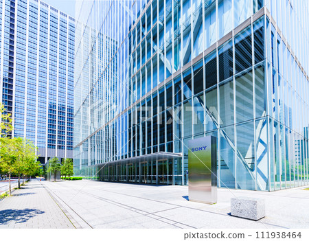 Exterior of the headquarters of Sony Group Corporation [Sony image] 111938464