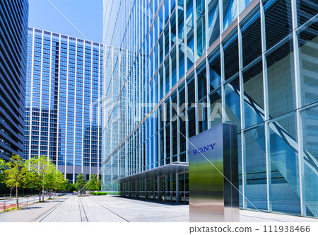 Exterior of the headquarters of Sony Group Corporation [Sony image] 111938466
