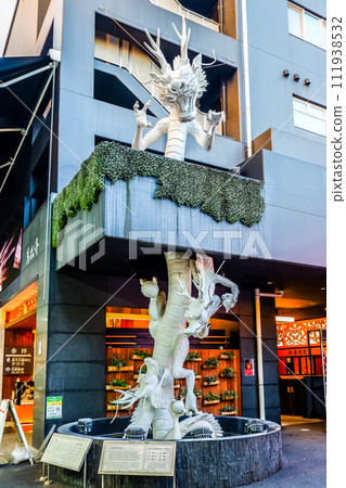 Osu Manshoji Temple White Dragon Statue 111938532