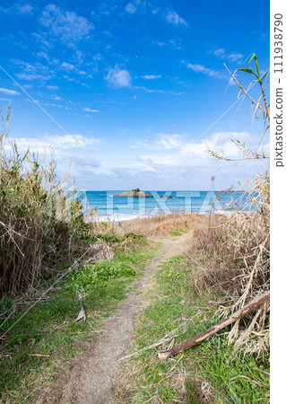 blue sky and sea landscape 111938790