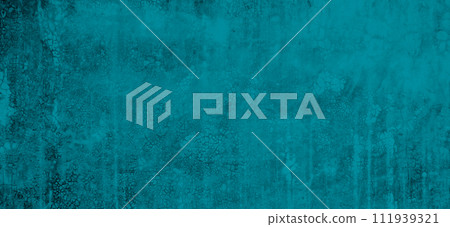 Teal Background Cement Blue Ocean Sea Color Backdrop Grunge Mint Aqua Mockup Concrete Marble Stone Texture Floor Wall Abstract Vintage Modern Fancy Aquamarine Turquoise Minimal Template Scene Frame. 111939321