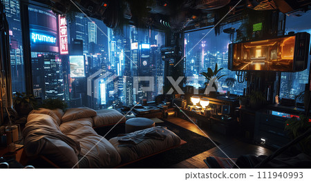 Futuristic room Futuristic room 111940993