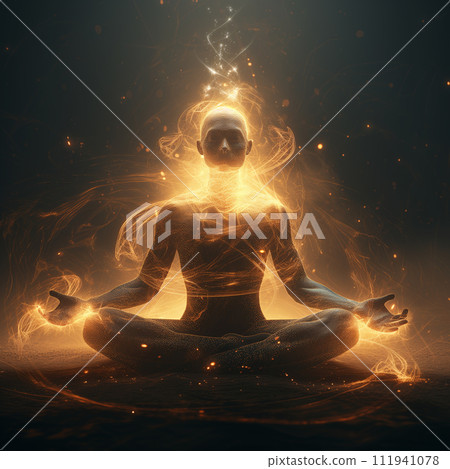 man meditating 111941078