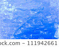 Blue abstract watercolor style background material 111942661