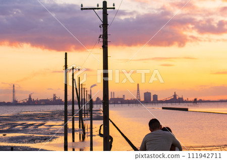 Egawa海岸水下的電力桿 111942711