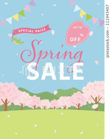 春季促銷廣告材料 111943407