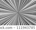 concentrated line monochrome 111943785