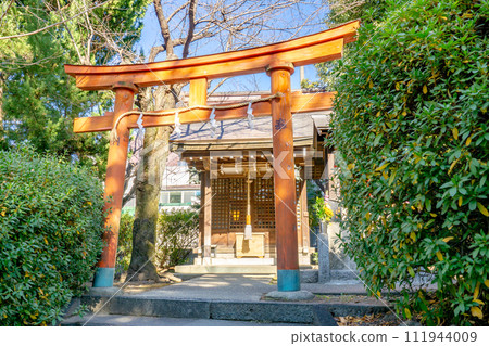 大阪府茨市三島岡市的伊空神社(五十水神社)櫻良姫稻荷神社 大阪府茨市三島岡市的伊空神社(五十水神社)櫻良姫稻荷神社 111944009